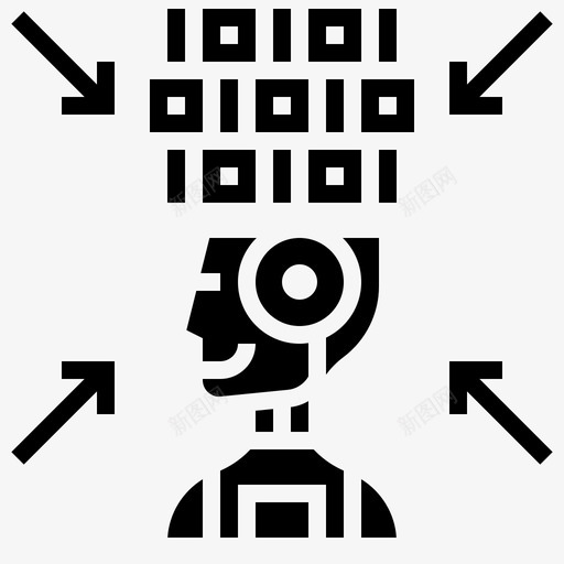 数据分析人工智能118字形svg_新图网 https://ixintu.com 数据分析 人工智能 字形