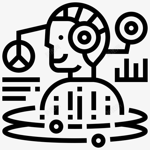 技术人工智能120线性svg_新图网 https://ixintu.com 技术 人工智能 线性