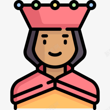 女性秘鲁16岁直系肤色图标