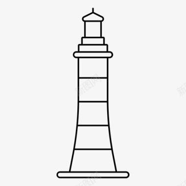普利茅斯灯塔光束图标