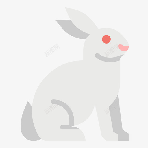 兔子弹簧174扁平svg_新图网 https://ixintu.com 兔子 弹簧 扁平
