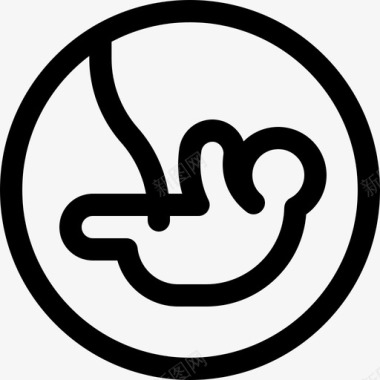 胎儿产妇52直系图标