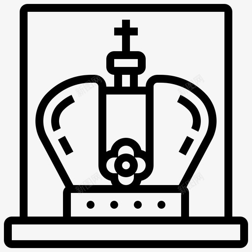 皇冠博物馆127直线svg_新图网 https://ixintu.com 皇冠 博物馆 直线