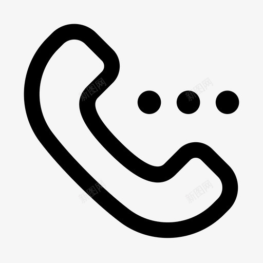 拨号中svg_新图网 https://ixintu.com 拨号