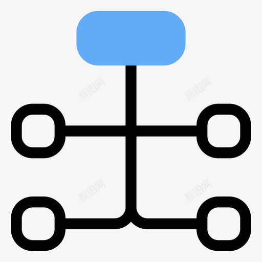 树状组织架构图svg_新图网 https://ixintu.com 树状 组织 架构 构图