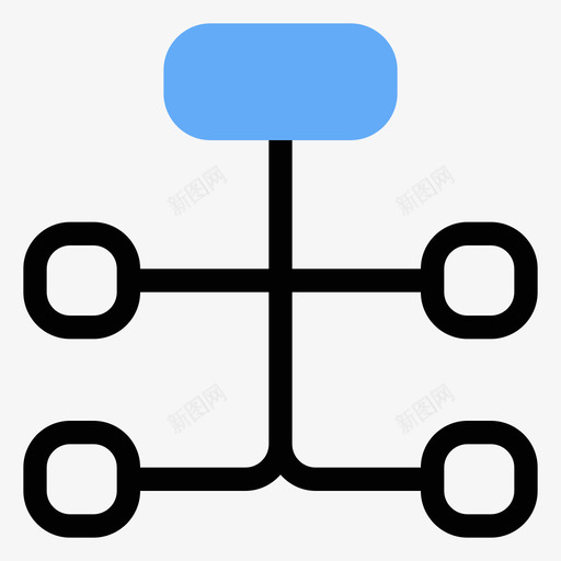 树状组织架构图svg_新图网 https://ixintu.com 树状 组织 架构 构图