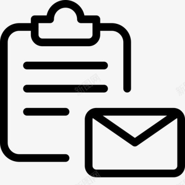 电子邮件办公室文件直系文件图标
