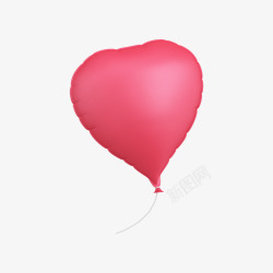 情人节装饰气球免扣爱心气球素材