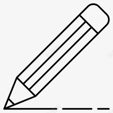 铅笔写作文章写作绘图铅笔图标
