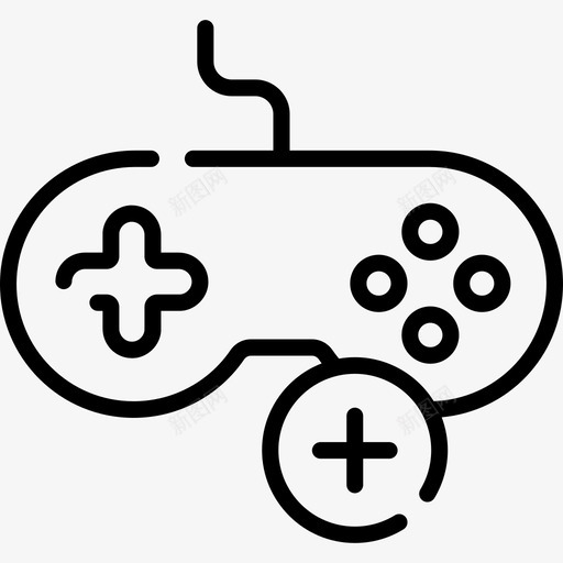 Gamepad社交网络10线性svg_新图网 https://ixintu.com Gamepad 社交 网络 线性