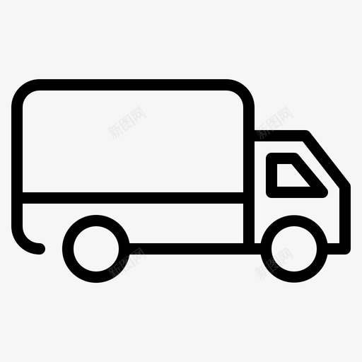 物流快递送货svg_新图网 https://ixintu.com 运输 物流 快递 送货 卡车 市场
