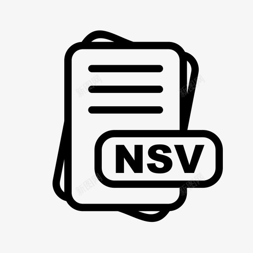 nsv文件扩展名文件格式文件类型集合图标包svg_新图网 https://ixintu.com 文件 nsv 扩展名 格式 类型 集合 图标