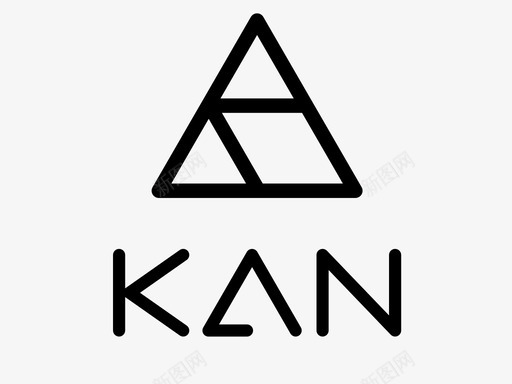 KAN竖蓝svg_新图网 https://ixintu.com KAN 竖蓝