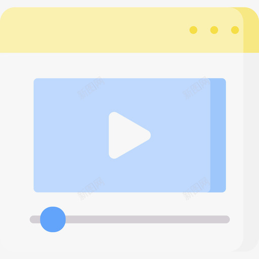 视频远程办公13扁平svg_新图网 https://ixintu.com 视频 远程 办公 扁平