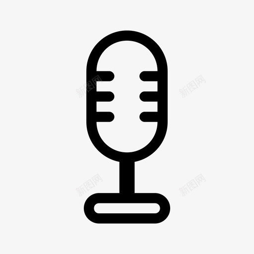 麦克风乐器音乐svg_新图网 https://ixintu.com 麦克风 乐器 音乐 唱歌 声音 界面 图标 1个 介质