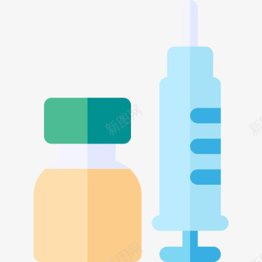 接种药物63扁平图标