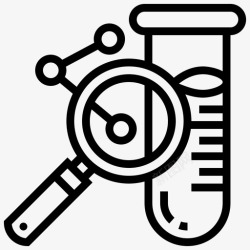 研发icon实验室放大分子高清图片