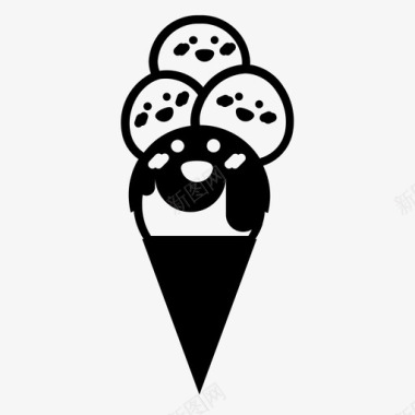 冰淇淋奶油食物图标