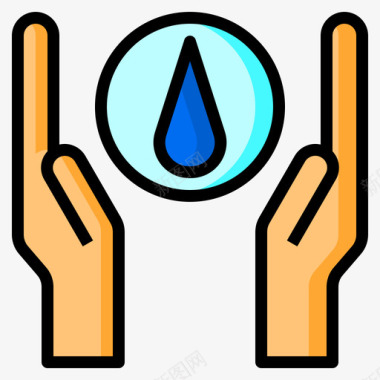 保护洗手液2线性颜色图标