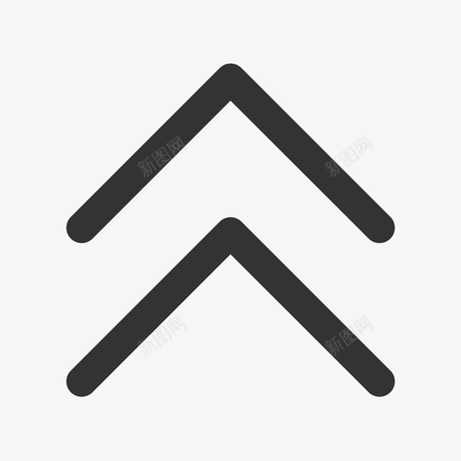 双上箭头svg_新图网 https://ixintu.com 箭头