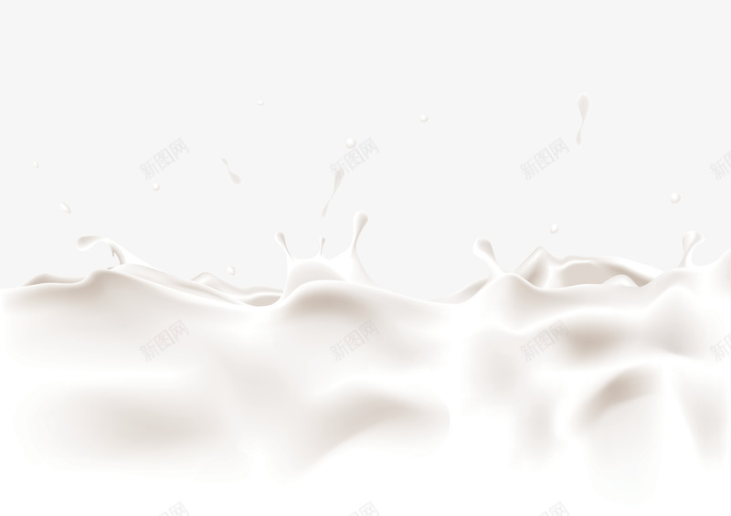 牛奶汁高清小png免抠素材_新图网 https://ixintu.com 牛奶 高清