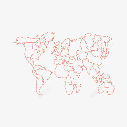 带航道的世界地图国家全球svg_新图网 https://ixintu.com 航道 世界地图 国家 全球 风险 地图 轮廓