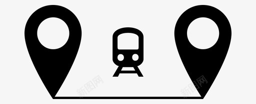 火车行程旅程路线svg_新图网 https://ixintu.com 火车 行程 旅程 路线 航程 概念 位置