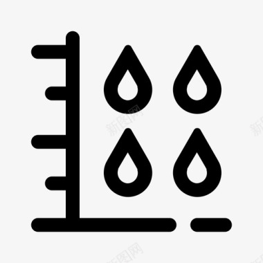 icon监控中心气象雨量b图标