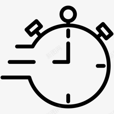 秒表计时器时钟图标