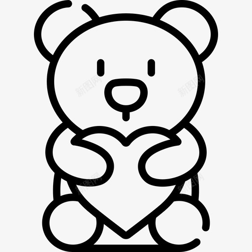 泰迪熊国际儿童节5直系svg_新图网 https://ixintu.com 泰迪 国际儿童节 直系