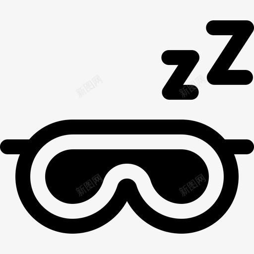 眼罩睡眠时间61填充svg_新图网 https://ixintu.com 眼罩 睡眠 时间 填充
