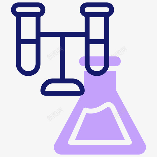 试管医生和医院线颜色svg_新图网 https://ixintu.com 试管 医生 医院 颜色