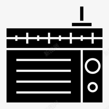 收音机新闻旧收音机图标