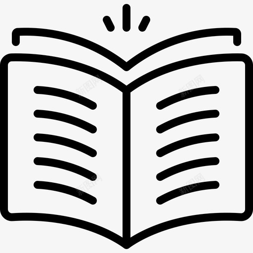 开本知识图书馆svg_新图网 https://ixintu.com 开本 知识 图书馆 杂志 教科书