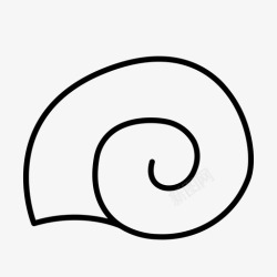古象蜗牛壳房屋象形图高清图片