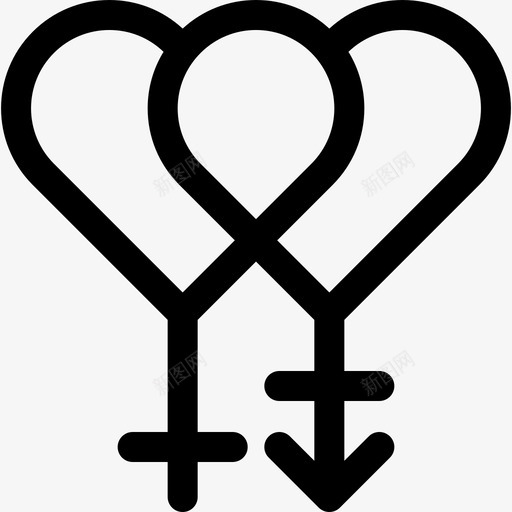 女性性别认同27直系svg_新图网 https://ixintu.com 女性 性别 认同 直系