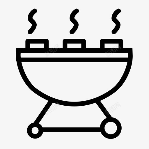 火烧烤壁炉svg_新图网 https://ixintu.com 烧烤 冬季 壁炉 假日 轮廓