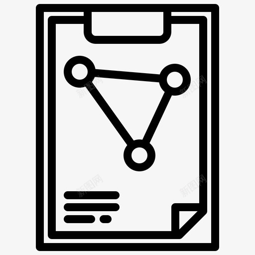 剪贴板科学150线性svg_新图网 https://ixintu.com 剪贴板 科学 线性