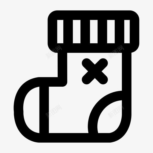 袜子秋天圣诞节svg_新图网 https://ixintu.com 袜子 秋天 圣诞节 冬天 季节 风格