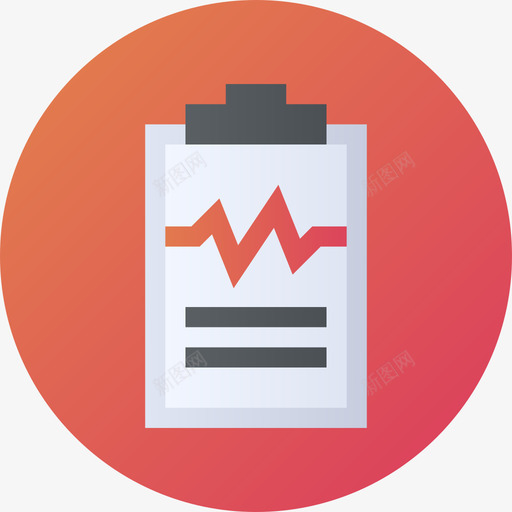 心电图健康109梯度svg_新图网 https://ixintu.com 心电图 健康 梯度