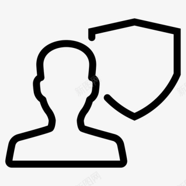 用户保护安全屏蔽图标