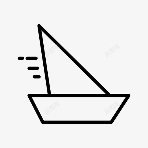 船航海帆svg_新图网 https://ixintu.com 航海 帆船