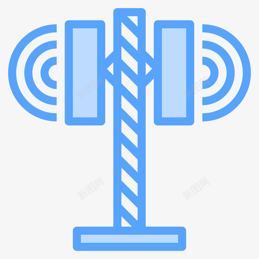 传输塔通信245蓝色svg_新图网 https://ixintu.com 传输塔 通信 蓝色
