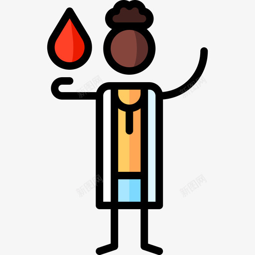 血滴献血86线色svg_新图网 https://ixintu.com 血滴 献血 线色