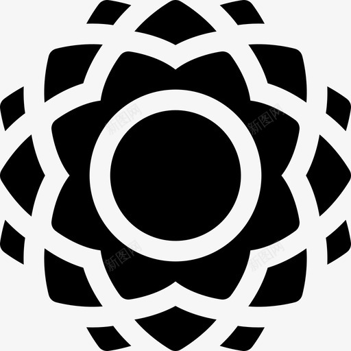 Sahasrara瑜伽35填充svg_新图网 https://ixintu.com Sahasrara 瑜伽 填充