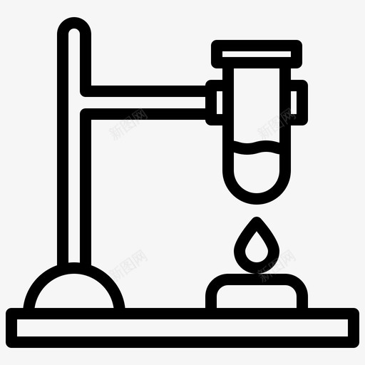 本生灯科学150线性svg_新图网 https://ixintu.com 本生 科学 线性