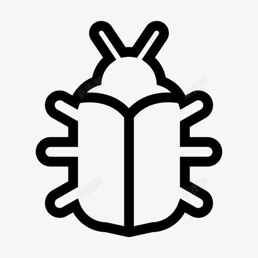 网络病毒病毒黑客svg_新图网 https://ixintu.com 病毒 网络 黑客 昆虫
