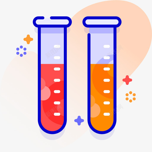 试管医用299线性颜色svg_新图网 https://ixintu.com 试管 医用 线性 颜色