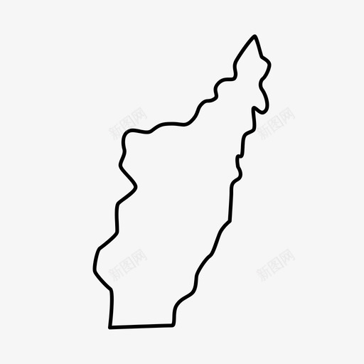 马达加斯加非洲国家svg_新图网 https://ixintu.com 马达 加斯 非洲 国家 岛屿 风险 地图 轮廓