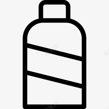 蛋白质瓶子容器图标